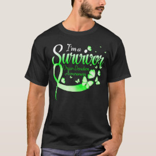 I'm A Survivor Organ Donation Awareness Butterfly  T-Shirt