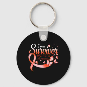 I'm A Survivor RSD CRPS Awareness Butterfly Key Ring