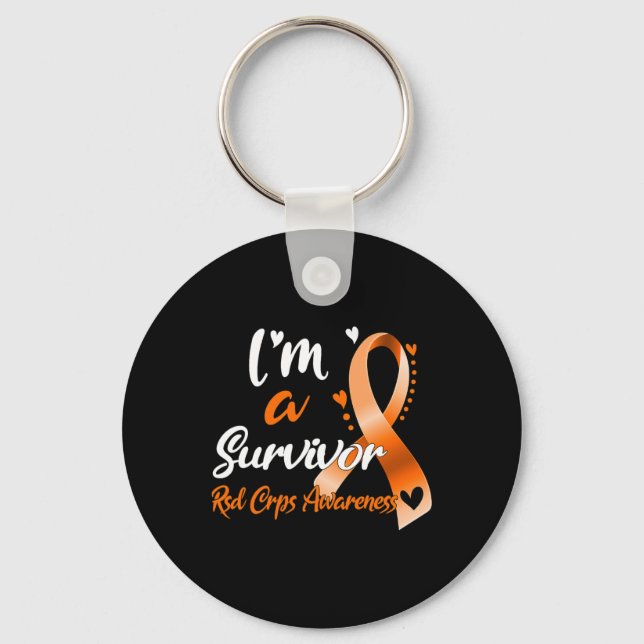 I'm A Survivor Rsd Crps Awareness  Key Ring (Front)