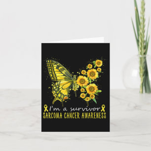 Im A Survivor Sarcoma Cancer Awareness Card