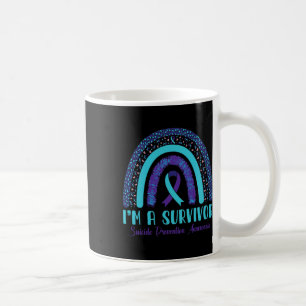I'm A Survivor Suicide Prevention Awareness Leopar Coffee Mug