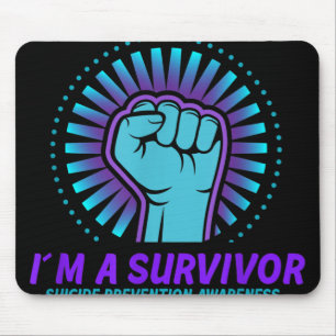 Im A Survivor Suicide Prevention Awareness Mouse Mat