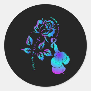 I'm A Survivor Suicide Prevention Awareness Ribbon Classic Round Sticker