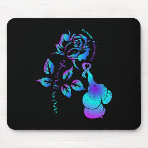 I'm A Survivor Suicide Prevention Awareness Ribbon Mouse Mat