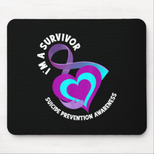 Im A Survivor Support Suicide Prevention Awareness Mouse Mat