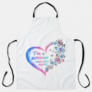  I'm A Survivor Thyroid Cancer Awareness Apron