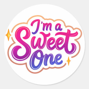 I'm a Sweet One Birthday Sticker