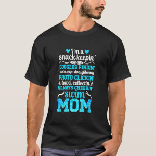 I'm A Swim Mum of A Swimmer Mum Swimming Mother Sw T-Shirt