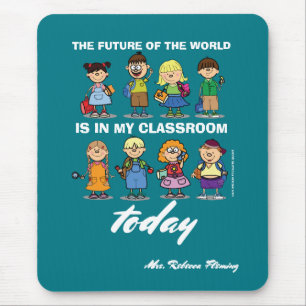 I'm a Teacher. Custom Name Gift Mouse Mat