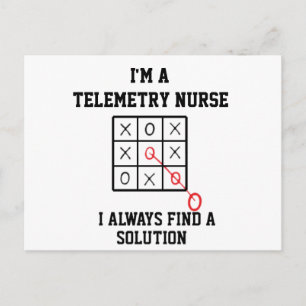 Im A Telemetry Nurse I Always Find A Solution Postcard