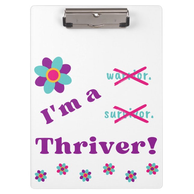 I'm a Thriver! Clipboard (Front)