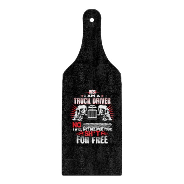I'm  a Trucker Cutting Board (Front)