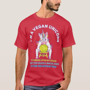 I'm a Vegan Unicorn Funny Vegetarian tee for Women