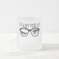 I'm a Very Nerdy Girl with Purple Eye Shadow