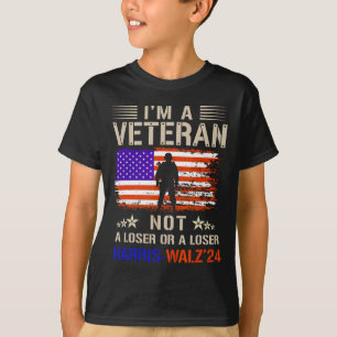 I'm A Veteran Not A Sucker Or Loser Anti Trump T-Shirt