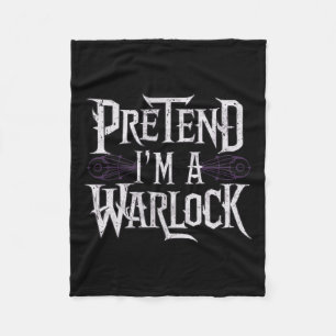 I'm A Warlock Fleece Blanket