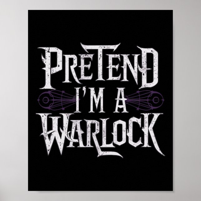 I'm A Warlock  Poster (Front)