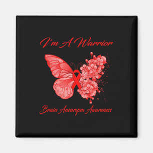 I'm A Warrior Brain Aneurysm Awareness Magnet
