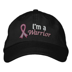 I'm a Warrior - Breast Cancer Embroidered Hat