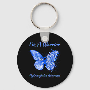 I'm A Warrior Hydrocephalus Awareness  Key Ring