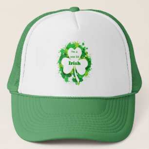 I'm a Wee Bit Irish Fun St. Patricks Day Quote Trucker Hat