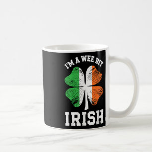 Im A Wee Bit Irish Shirt Men Women Kids St Patrick Coffee Mug