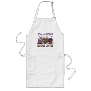 I'm A Witch Before Coffee - Coffee Lover Long Apron