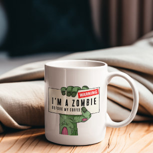 I'm A Zombie Before My Coffee Halloween Mug