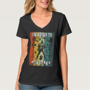 I'm About To Snap Retro Vintage Camera Photographe T-Shirt