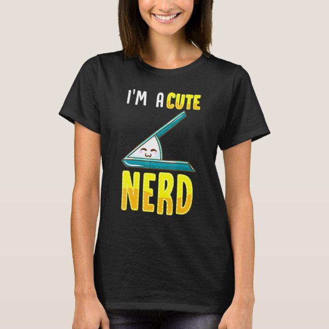 Im Acute Nerd Math Geometry Pun Mathematics T-Shirt (Front)