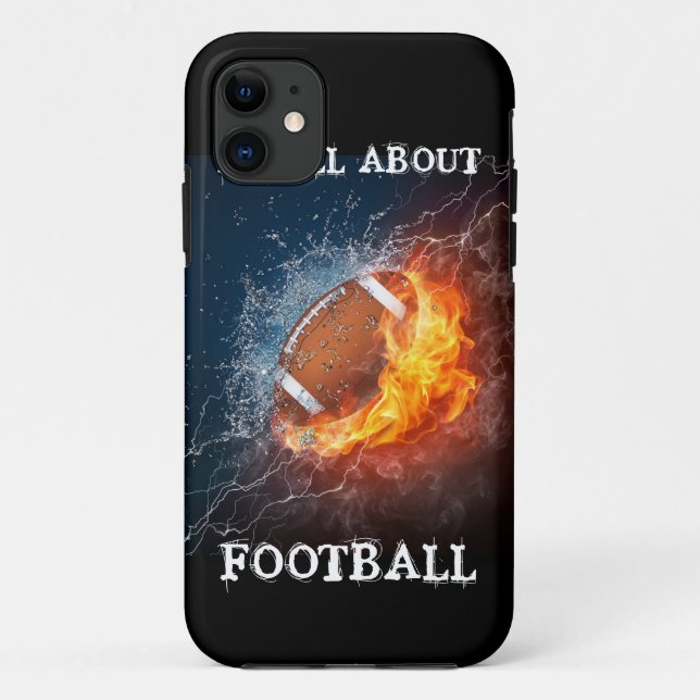 I'M ALL ABOUT FOOTBALL Case-Mate iPhone CASE (Back)