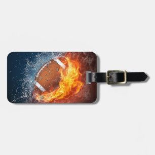 I'M ALL ABOUT FOOTBALL LUGGAGE TAG