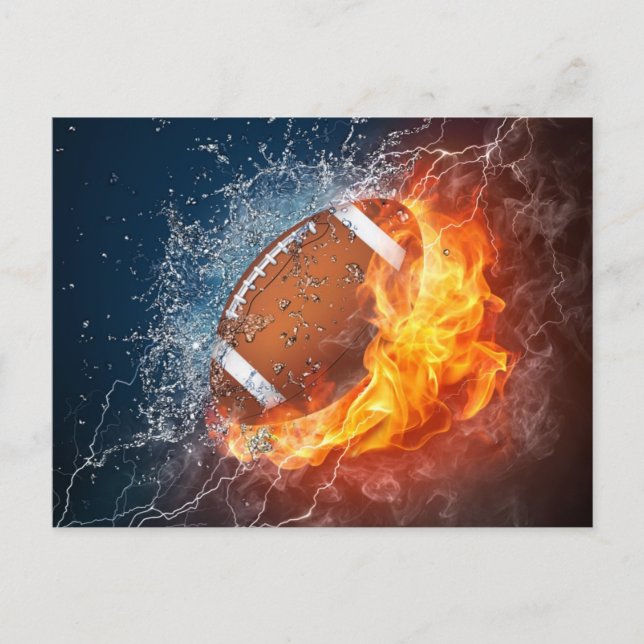 I'M ALL ABOUT FOOTBALL POSTCARD (Front)