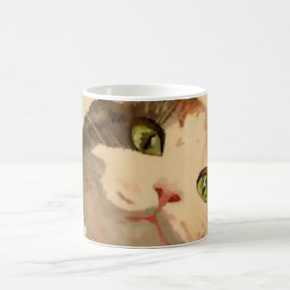 I'm All Ears: Calico Cat Portrait Coffee Mug