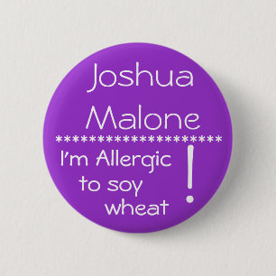 I'm Allergic to soy wheat allergy button