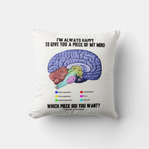I'm Always Happy To Give You A Piece Of My Mind Cushion