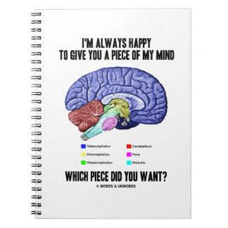 I'm Always Happy To Give You A Piece Of My Mind Notebook