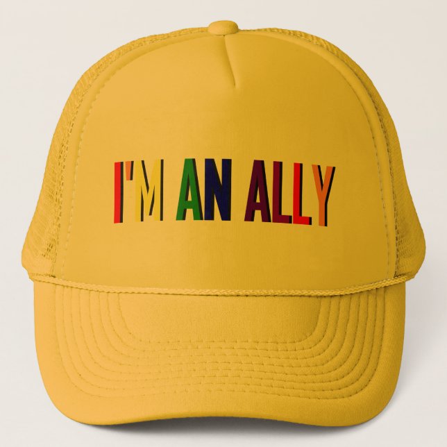 I'm an Ally Yellow Hat (Front)