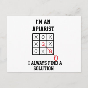 Im An Apiarist I Always Find A Solution  Postcard
