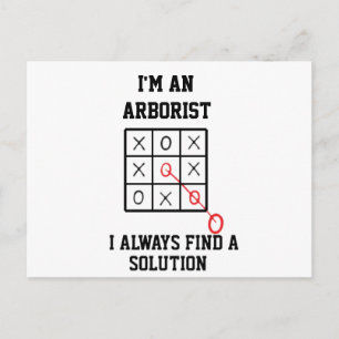 Im An Arborist I Always Find A Solution Postcard