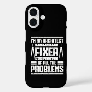 I'm An Architect Fixer Of All Problems Vintage iPhone 16 Case