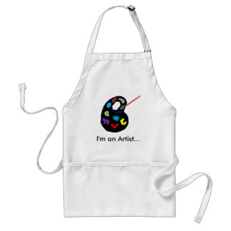 I'm an Artist Colourful Painting Apron