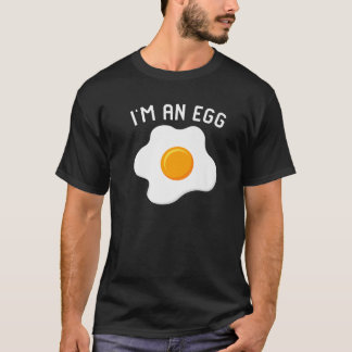 I'm An Egg Costume Funny Halloween Present Fried E T-Shirt