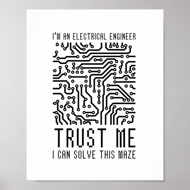 I'M AN ELECTRICAL ENGINEER POSTER (Front)
