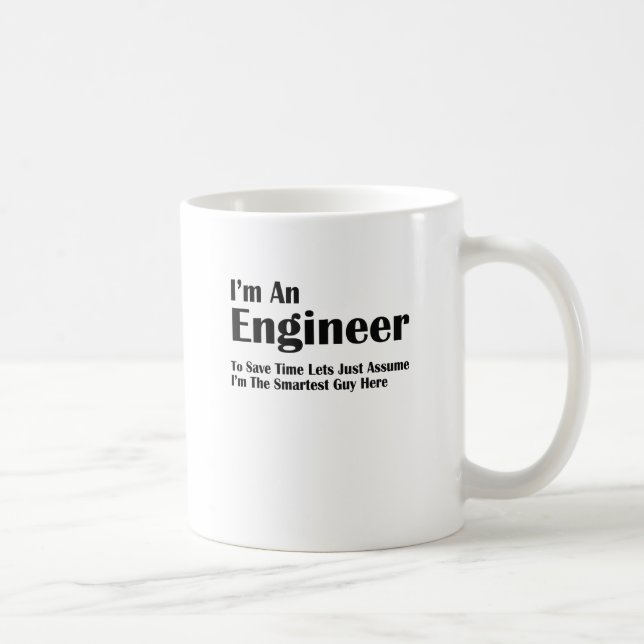 i'm an engineer coffee mug (Right)
