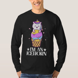 I'm An Icehorn Ice Cream Unicorn Popsicle Mochi T-Shirt
