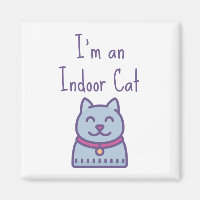 I'm an Indoor Cat Funny Humour Cat Lover