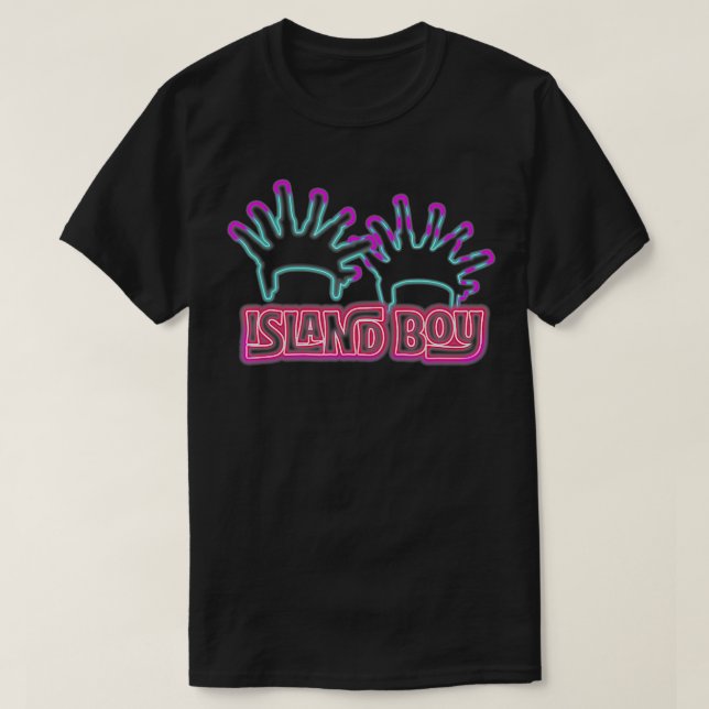 Im an Island Boy Island Boy  Ima Just Island Boy  T-Shirt (Design Front)