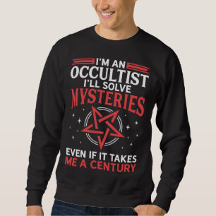 I'm An Occultist Satanic Baphomet Witchcraft Goth Sweatshirt