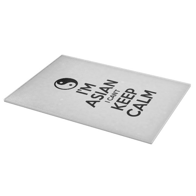 I'm Asian I Can't Keep Calm Cutting Board (Corner)